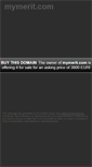 Mobile Screenshot of mymerit.com